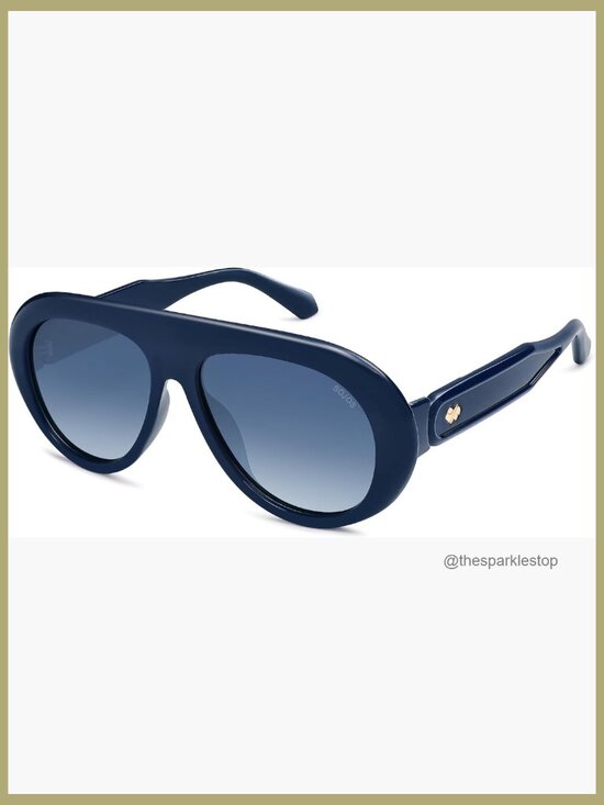 Oversized Polarized Aviator Sunglasses UV Protection Retro Style display picture 3